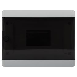 Корпус пластиковый навесной ЭРА COMFORT ЩРН-П-8 IP41 прозрачная крышка белый | Корпуса пластиковые модульные