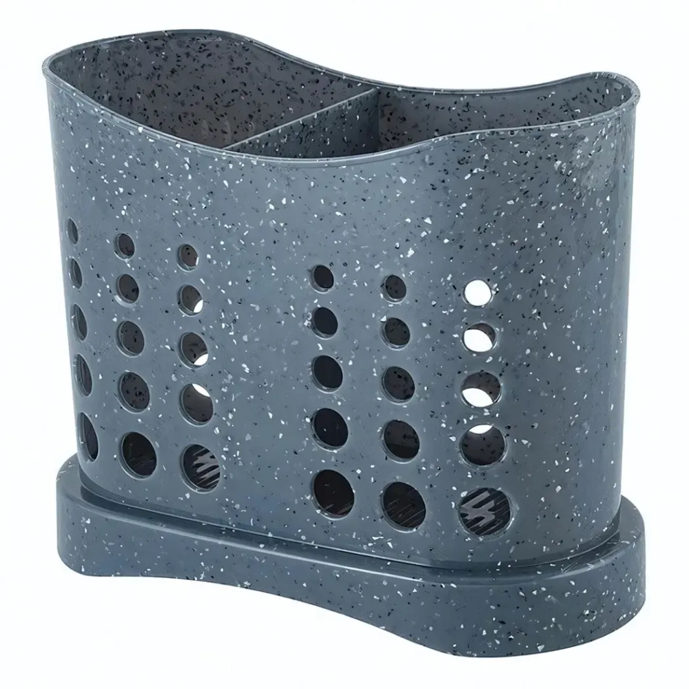 Сушилка для столовых приборов «Stone» Темный камень, 168*84*133мм