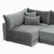 Угловой диван Mia левосторонний 320 см, темно-серый
