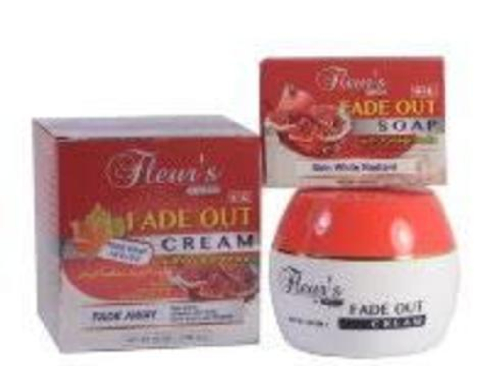 Крем для лица Hemani Fleur's Fade Out Cream with Pomegranate Гранат выравнивающий 80 г + мыло 30 г