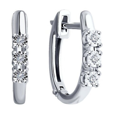 Серьги Au 585 (1021399 №20 32)