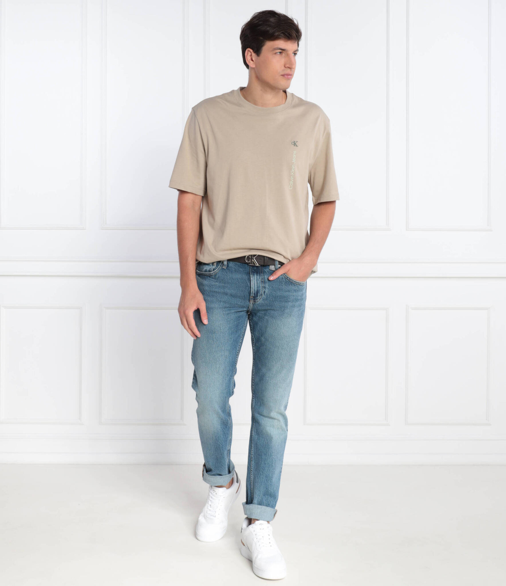 Футболка VERTICAL INSTITUTIONAL CALVIN KLEIN JEANS - бежевый(J30J323995)
