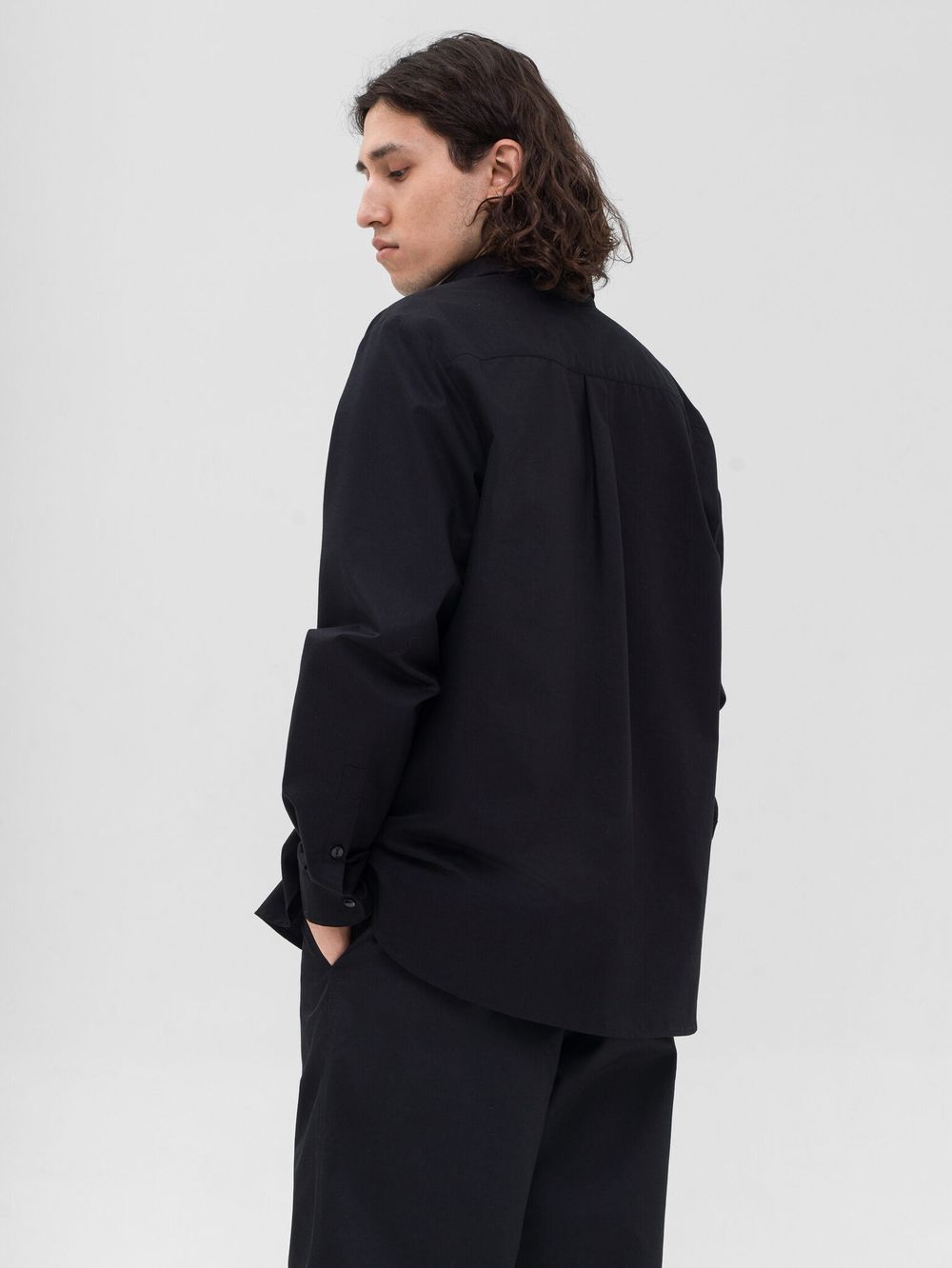 Рубашка FOS Мужская Черная