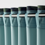 Комплект штор IKEA SKOGSSVINGEL (СКОГССВИНГЕЛЬ), Сине-зеленый, 145х250 см, 2 шт