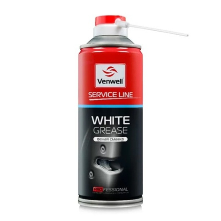 Venwell Белая смазка White Grease 400мл (аэрозоль)