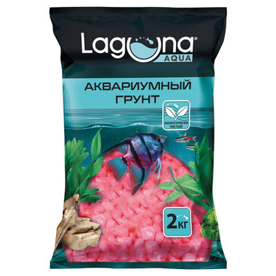 Грунт "Розовый", 5-8мм, 2кг, Laguna AQUA
