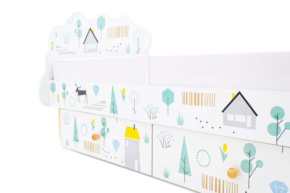 Детская кровать Бельмарко Stumpa Облако Ферма