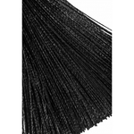 Зажимы на соски «вилки» с кисточками из шелка, черные