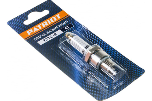 Свеча для 4-х тактных двигателей E7TC-B (шестигранник 21) PATRIOT 841102035