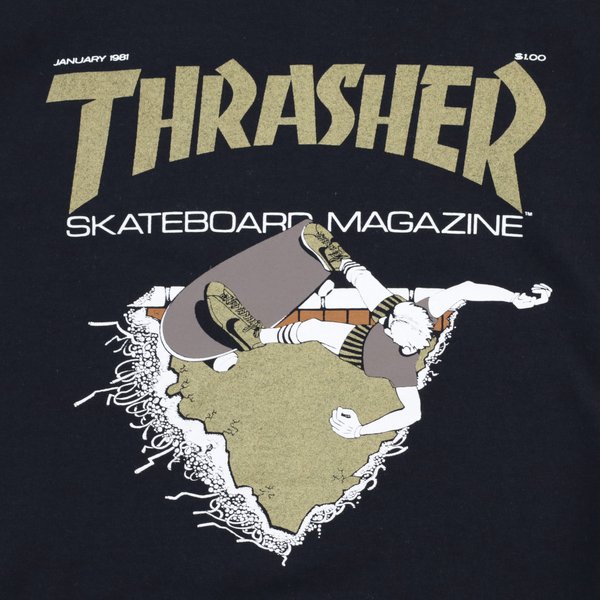 Футболка Thrasher First Cover (black/gold) артикул: - купить в магазине Дайс