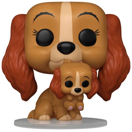 Фигурка Funko POP! Disney Lady and the Tramp Lady w/Puppy (1553) 83568 / Фигурка Фанко ПОП! по мотивам мультфильма "Леди и Бродяга", Леди