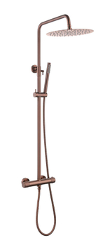 Стойка для душа с термостатом UNO COPPER BRUSHED без излива