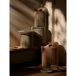 Корзина плетеная Dholak Grey из коллекции Ethnic, размер L