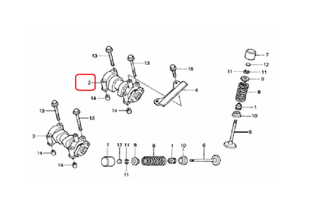 14110-KPP-T00. CAMSHAFT COMP., IN.