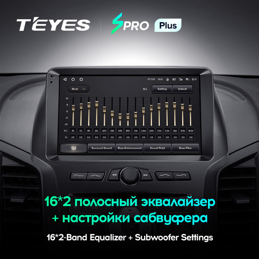 Teyes SPRO Plus 9"для Ford Ranger 3 2011-2015+CANBUS