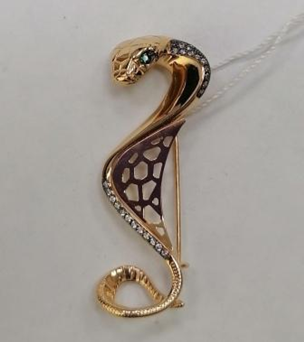 Брошь Змея