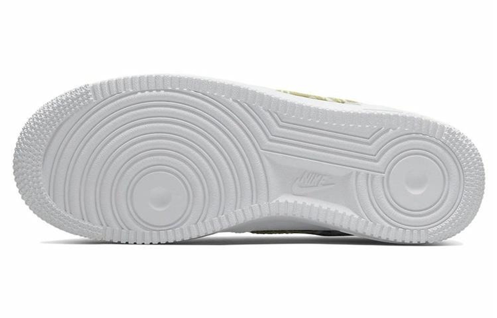 Кроссовки Nike Air Force 1 '07 Ess "Olive Paisley" (Женская размерная сетка)