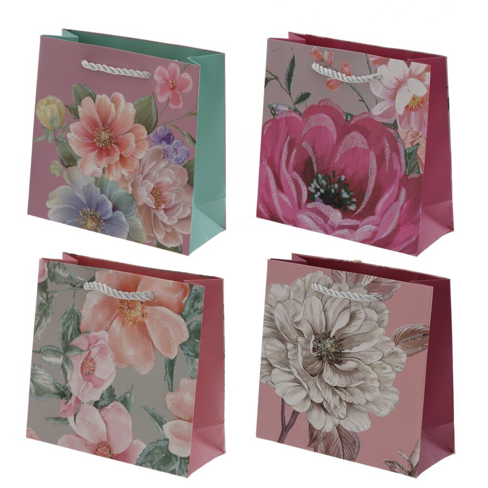 GAEM Пакет подарочный XS (бумага 210г/м2, блок 12шт), L15 W6 H14,5 см, 4в.