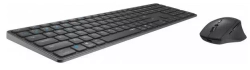 Комплект беспроводной Rapoo 9800M Wireless USB Dark Grey (14523)