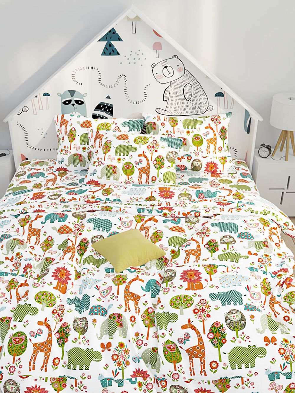 Простынь Сказка "Зоосад" 150х215 см