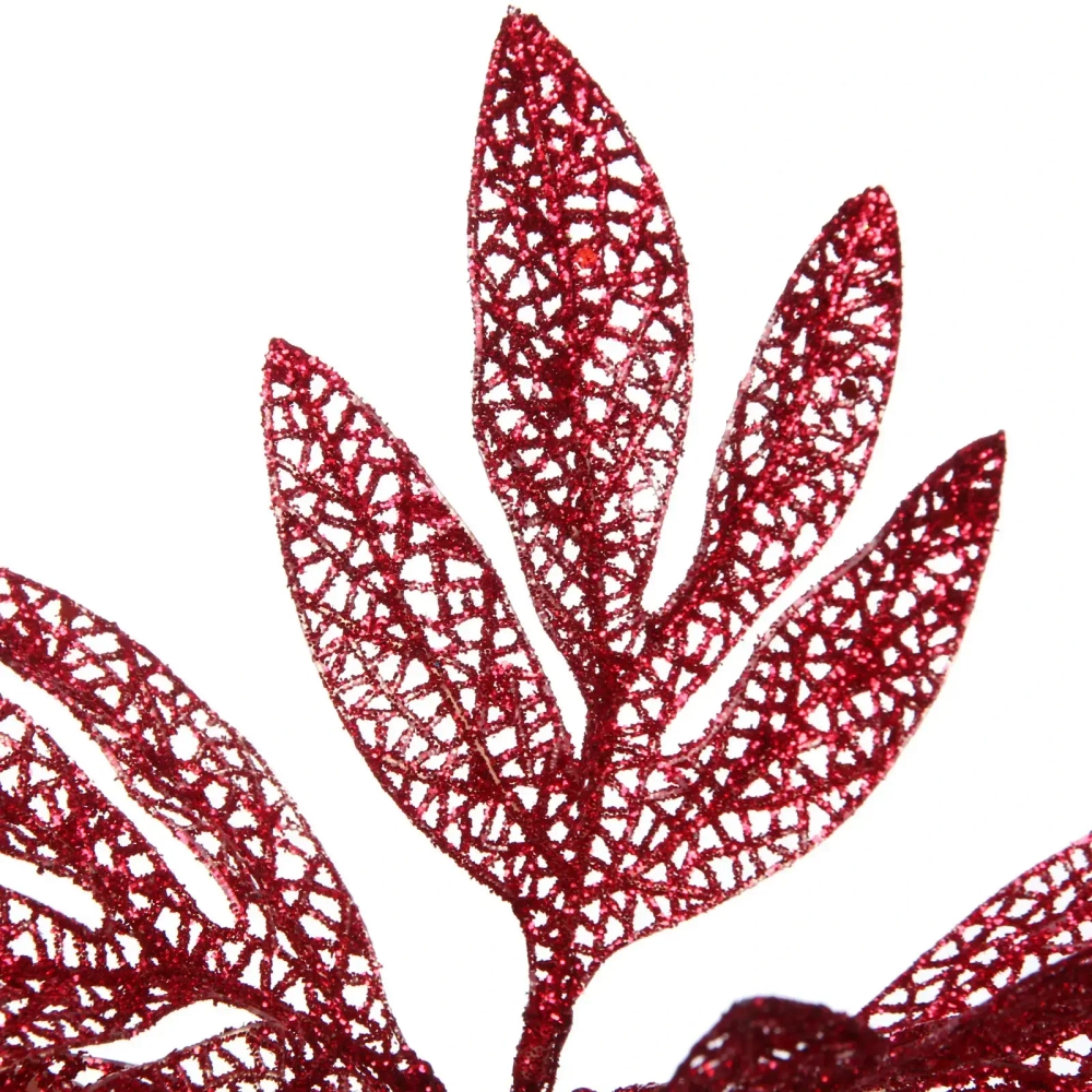 Ветка декоративная «Сказочный листопад» 25 см, Рубин