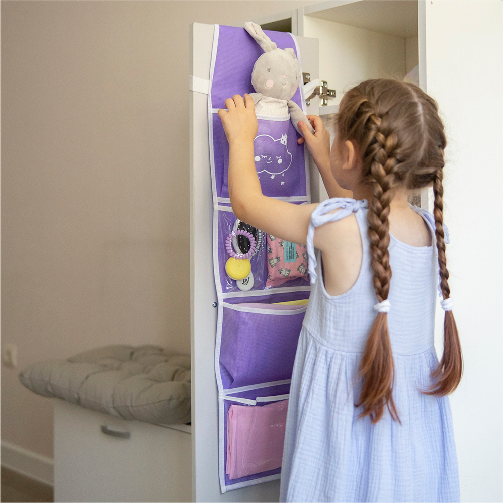 Кармашки в садик 85х20 Облачко (сиреневый)