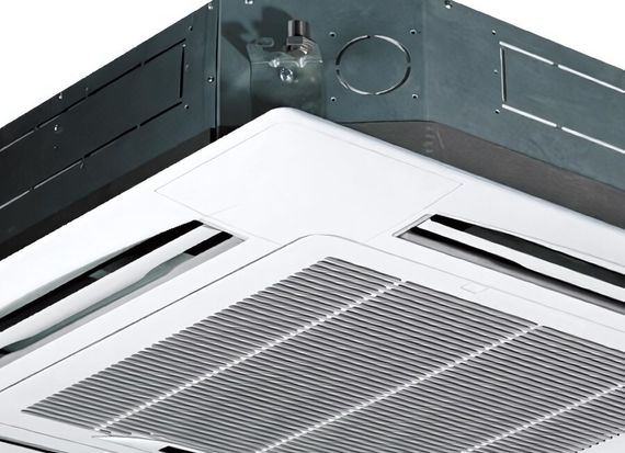 Кассетный фанкойл до 12 кВт Kentatsu KFVE89H0EN1D/KPU95-C — (2)