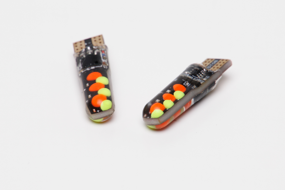 W5W 18Led RGB 1W 12V Стробоскоп с пультом ДУ