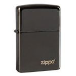 Зажигалка черная Zippo №150ZL с покрытием Black Ice