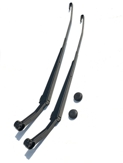 Рычаг стеклоочистителя, "поводок", УАЗ-3163 (Патриот), с 2008 кривой, с крючком и заглушкой, комплект 2шт.