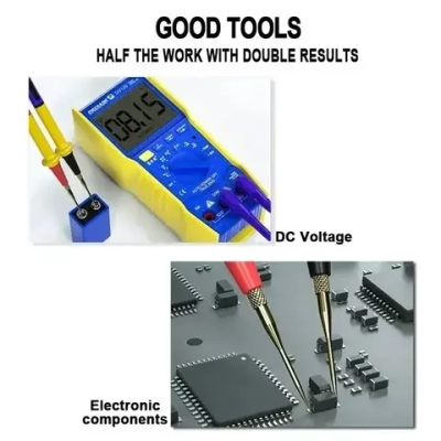 Щупы для мультиметра силиконовые 20А RP15 MECHANIC / провода для тестера 1,2 метра