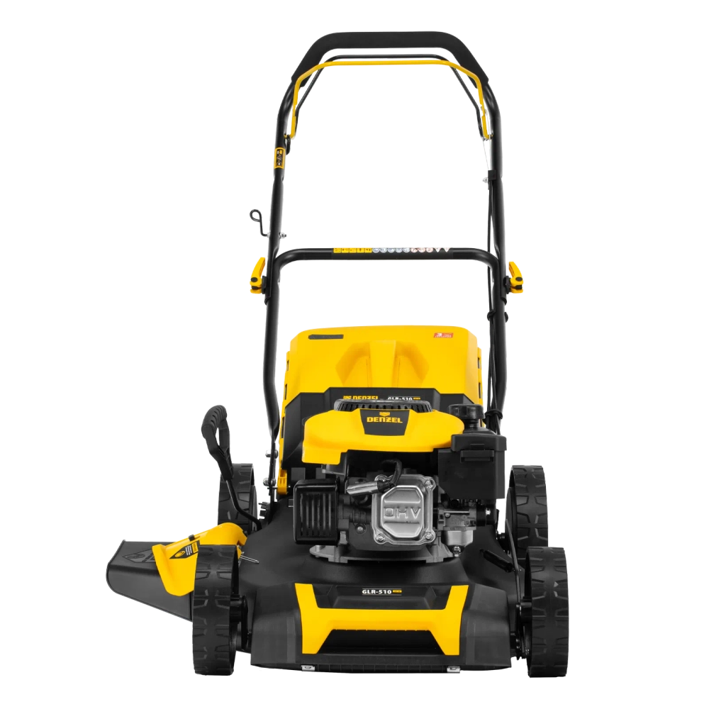 Газонокосилка бензиновая DENZEL GLR-510SP-K, 180 см3, ширина 51 см, привод, травосборник 65 л (58804)