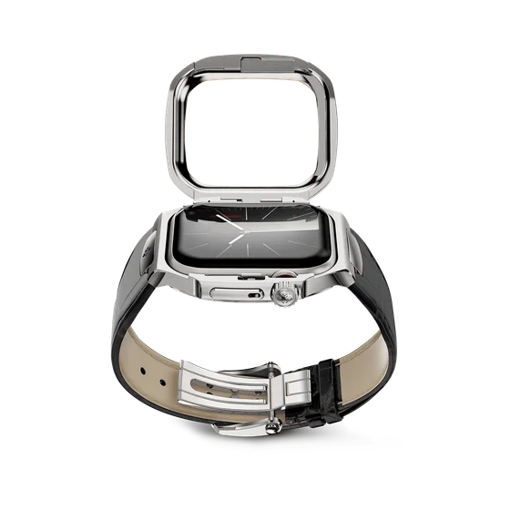 Корпус для Apple Watch ROYAL45 - Silver Leather