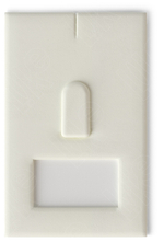 Вкладыш 13/наклонный/для кольца/язычок/окошком для бирки/прорезь для нитки