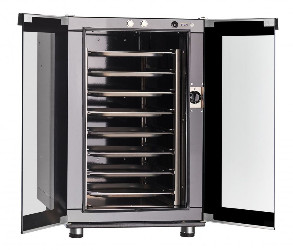 21000009923 Абат Шкаф расстоечный ШРТ-8-02Э (8 уровней GN-1/2, под конвекц.печи КПП-1/2, камера-эмаль, без противней) корпус эмалир.