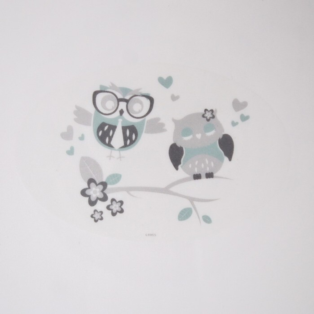 Ванна детская 86 см "Совы" серый