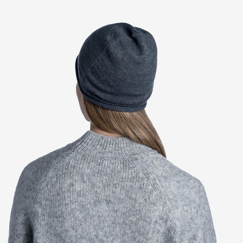 Вязаная шапка Buff Hat Knitted Lekey Grey Фото 6