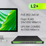 Коммутатор управляемый Digma DSP724G-4C-R300