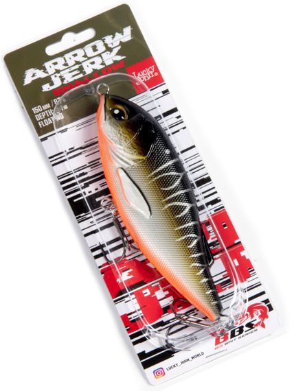 Воблер плавающий LJ BBS Original ARROW JERK F 015.00/025