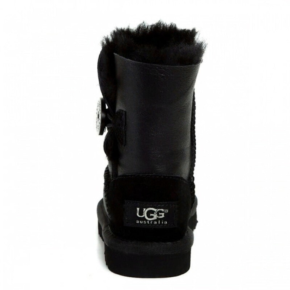 Угги Kids Bailey Button Metallic Black