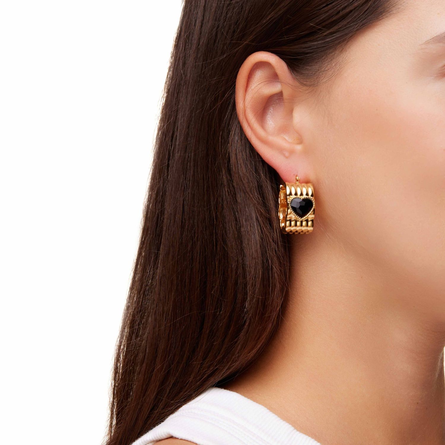 Серьги Desi Black Earrings