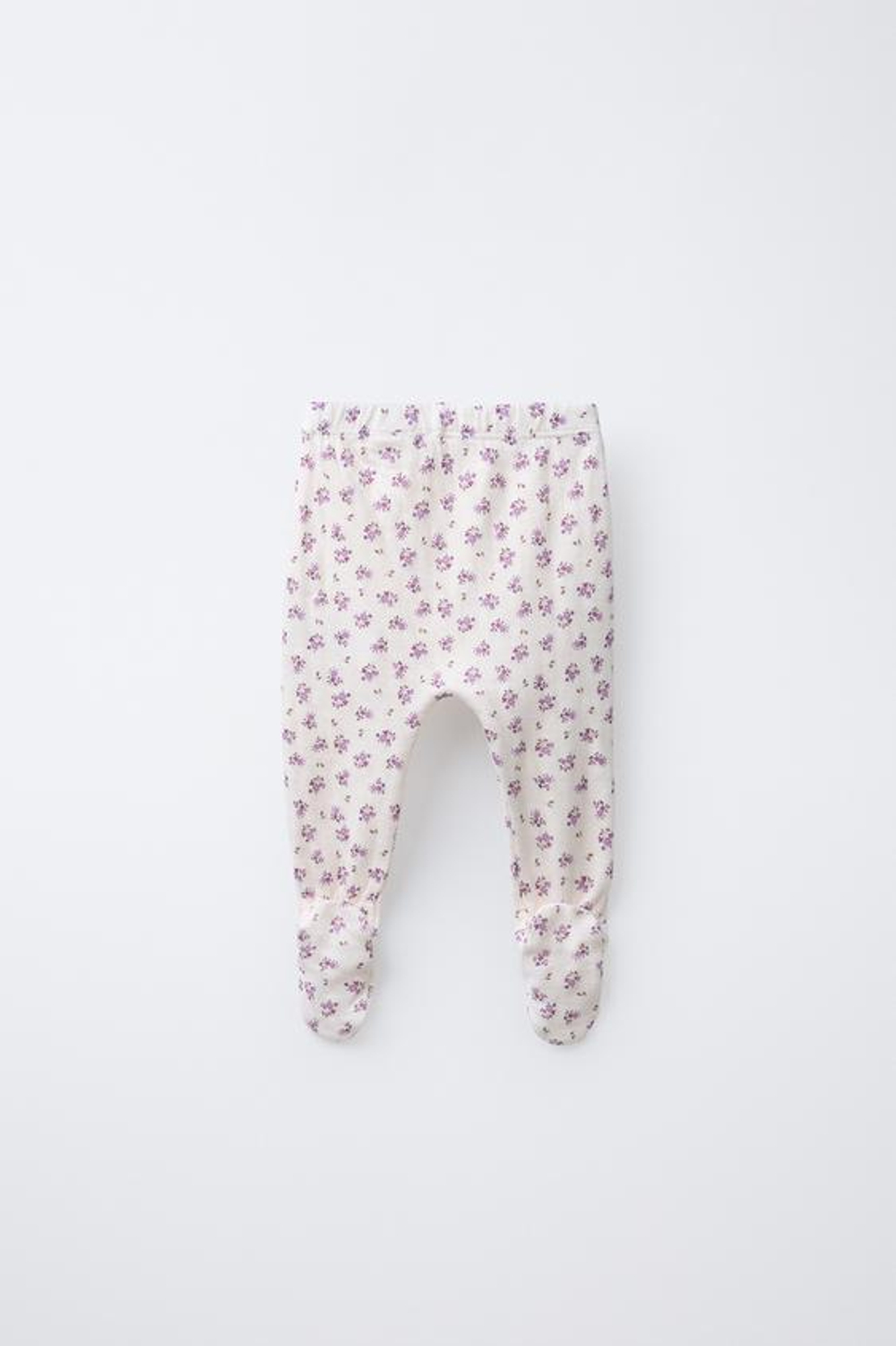 ZARA ЛЕГИНСЫ С ЦВЕТОЧНЫМ ПРИНТОМ, ЦВЕТ РОЗОВОГО ДЕРЕВА