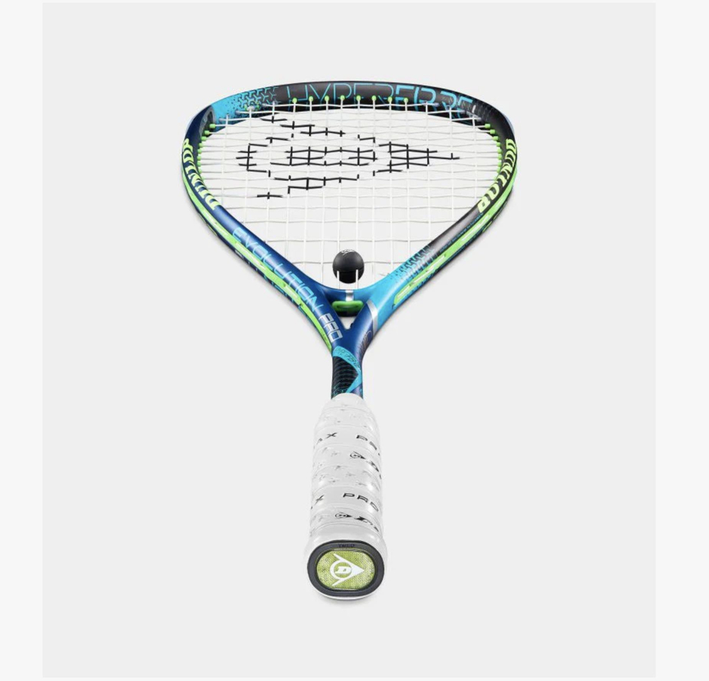 DUNLOP, Evolution HYPERFIBRE+ PRO NH, (2019), Squash Racket