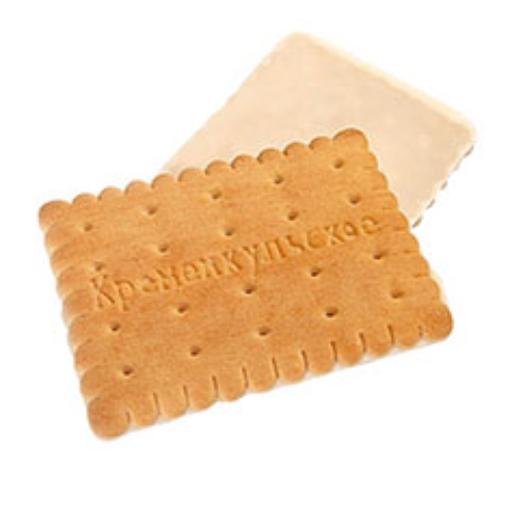 Печенье затяжное Кременкульское в белой глазури вес (5449)