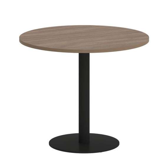 Onix Direct Стол круглый O.SPRG-1 Дуб Аризона/Металл Черный 900*900*750