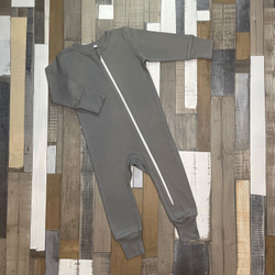 Детский комбинезон Cлип открытая нога Серый RinaAmari