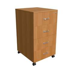 Тумба мобильная с 4-мя ящиками ТФ201 410х470х660, вишня