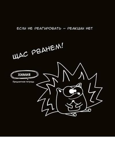Тетрадь предметная 48л. клетка Химия "Подслушано" (Проф-Пресс)