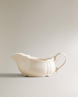 Zara Home блюдо сервировочное из фаянса, цвет бежевый, 22 см