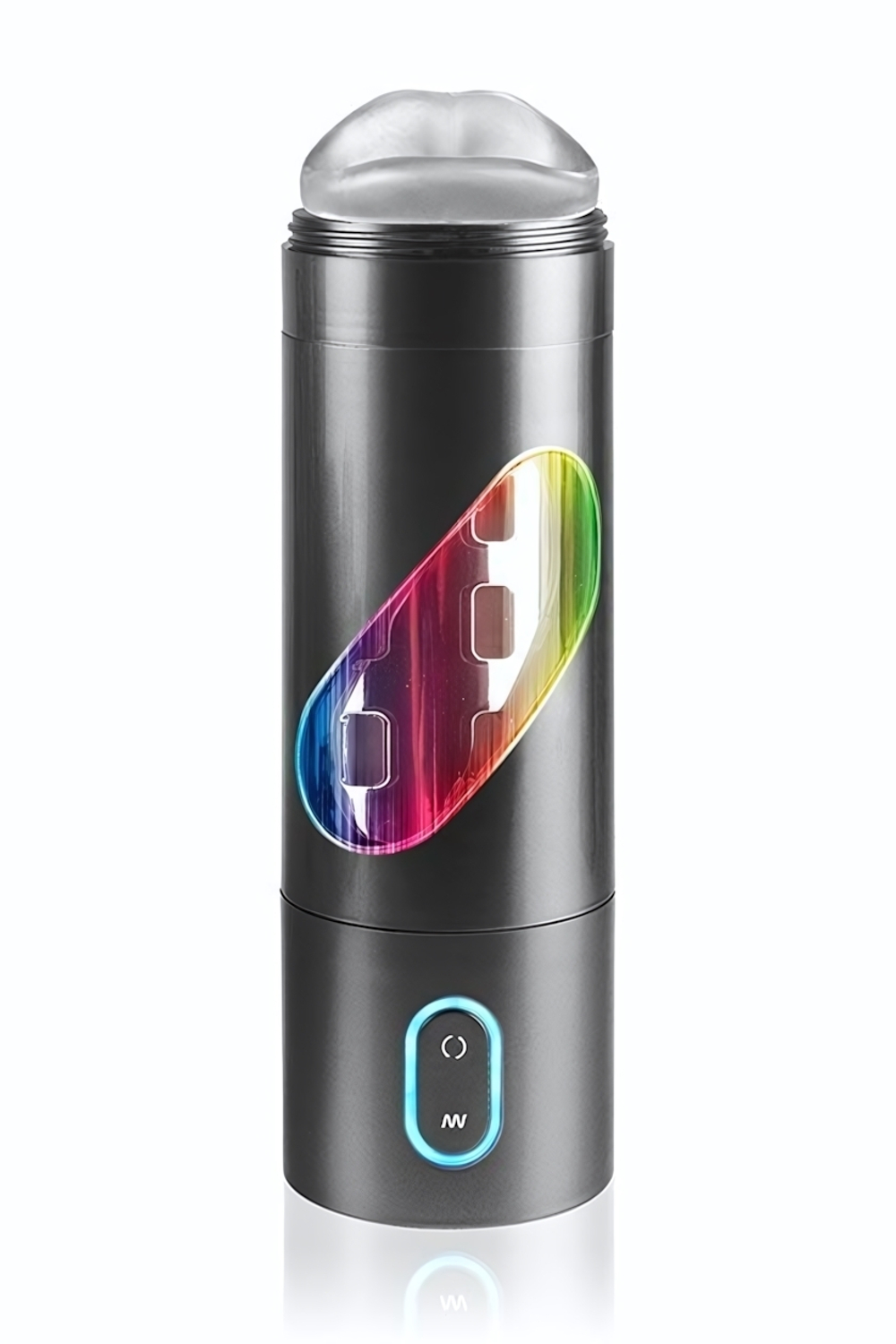 Перезаряжаемый мастурбатор-ротик Extreme Toyz Rechargeable Roto-Bator Mouth (Цвет: черный)